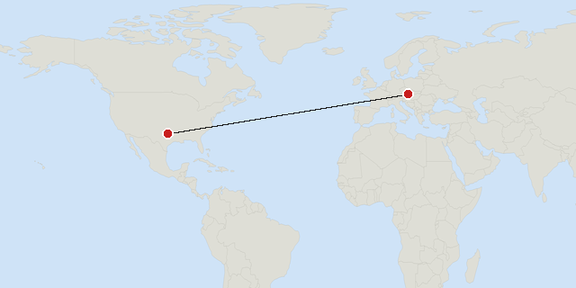 Dallas → Vienna