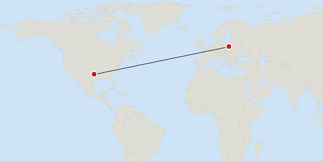 Warsaw → Dallas
