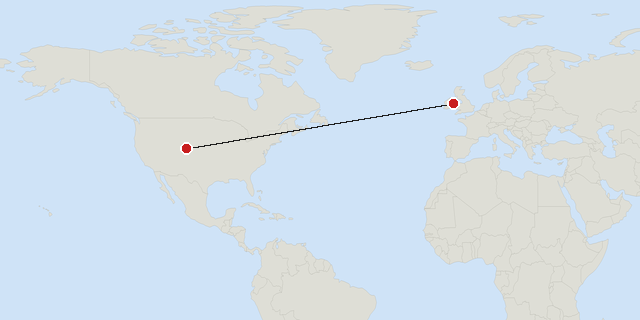 Denver → Dublin