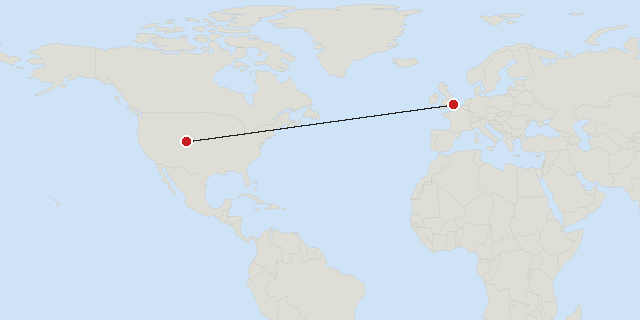 Denver → London