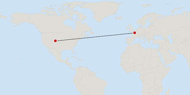 Denver → Paris