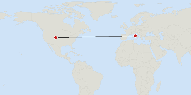 Denver → Rome
