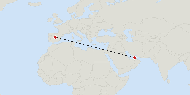 Dubai → Madrid