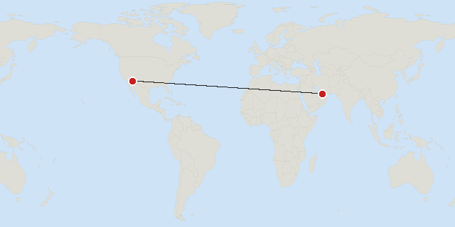 Dubai → Phoenix