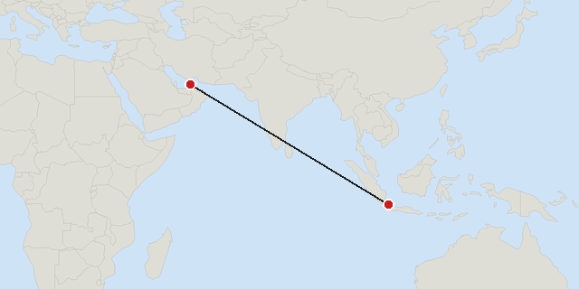 Dubai → Tangerang