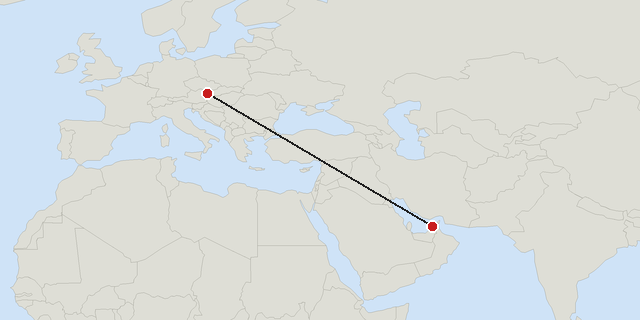 Dubai → Vienna