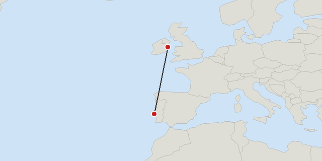 Dublin → Lisbon