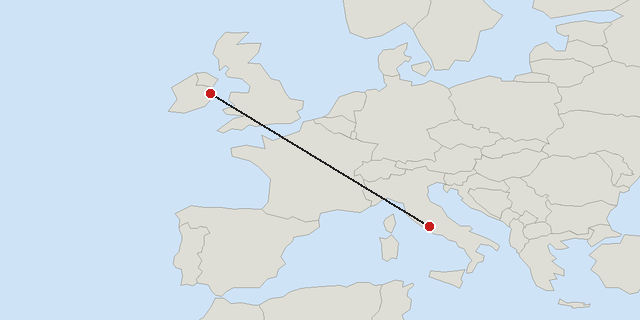 Dublin → Rome