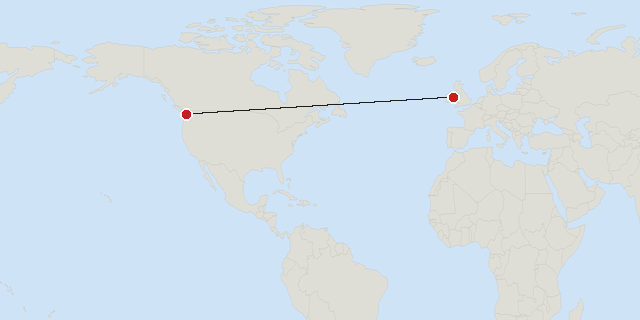 Dublin → Seattle