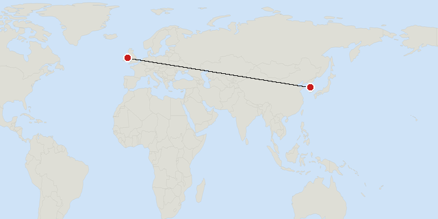 Dublin → Seoul