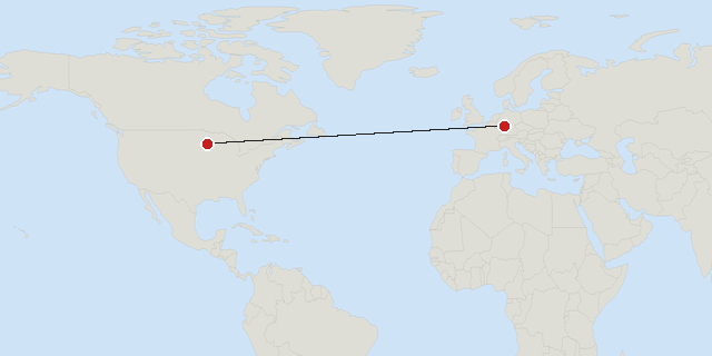 Minneapolis → Frankfurt