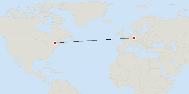 Montreal → Frankfurt