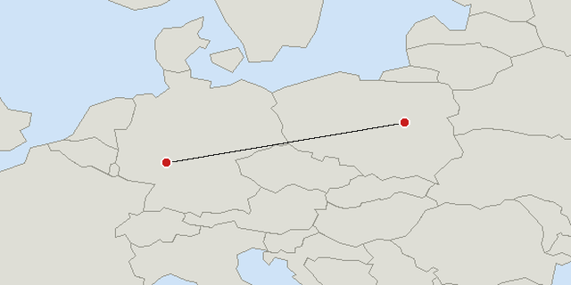 Warschau → Frankfurt