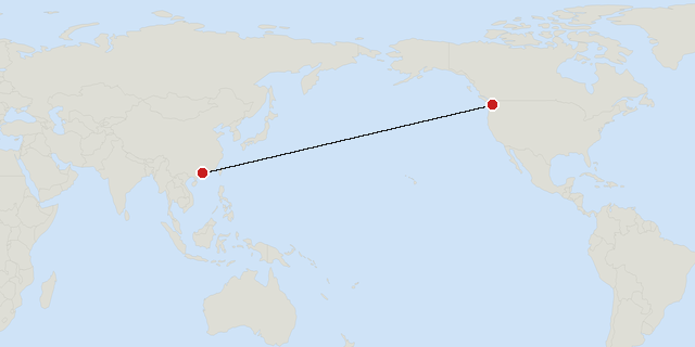 Guangzhou → Seattle