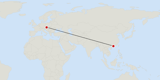 Wien → Guangzhou