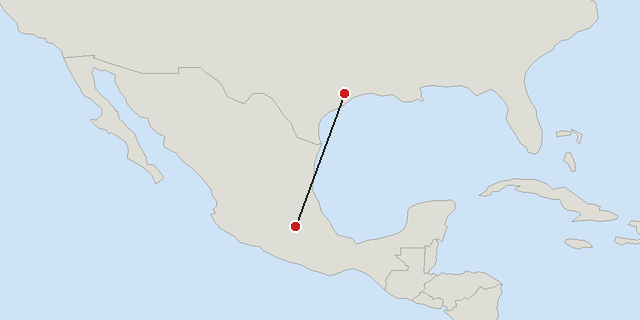Mexico → Houston