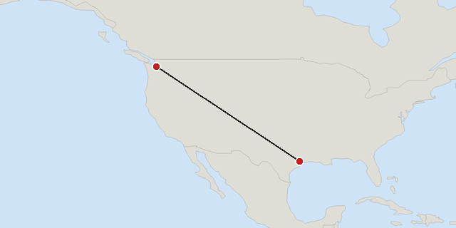 Houston → Seattle