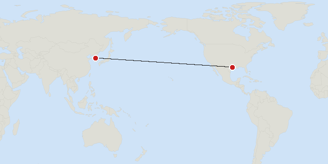 Houston → Seoul