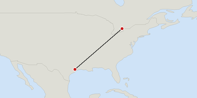 Toronto → Houston