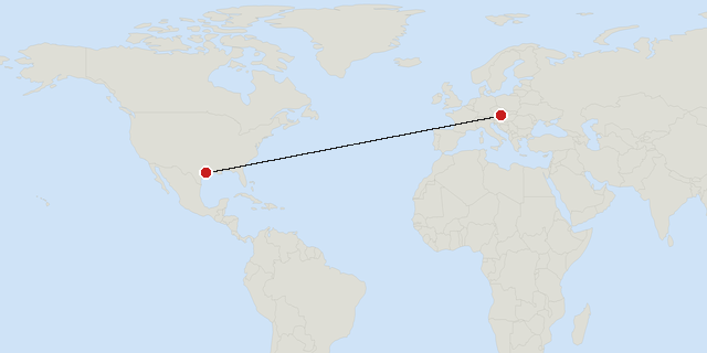 Vienna → Houston