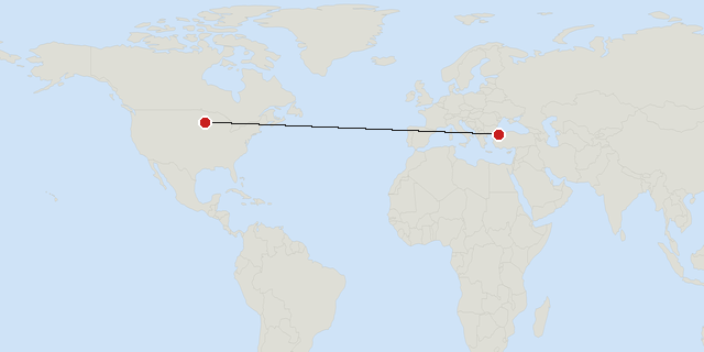 Minneapolis → Istanbul