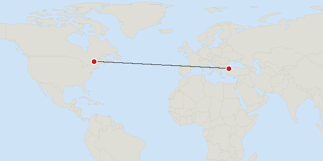 Montreal → Istanbul