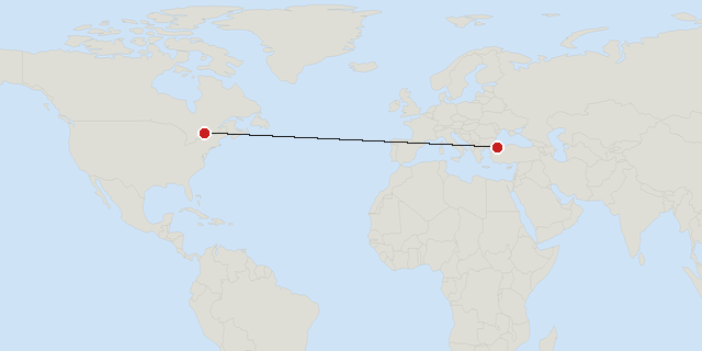 Ottawa → Istanbul