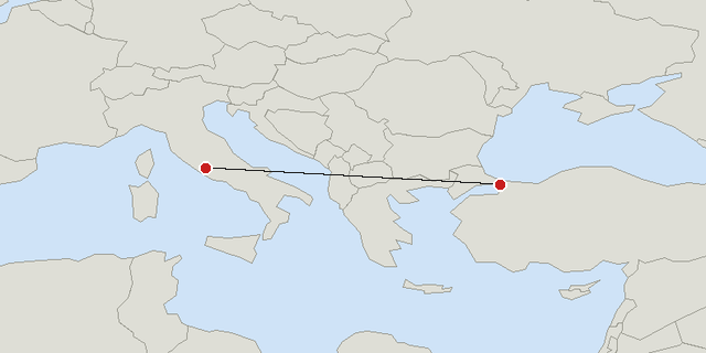 Rom → Istanbul