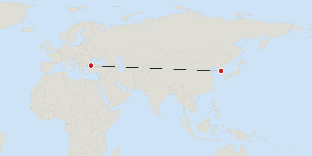 Istanbul → Seoul