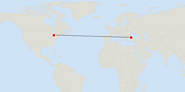 Toronto → Istanbul