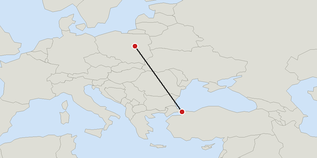 Warsaw → Istanbul