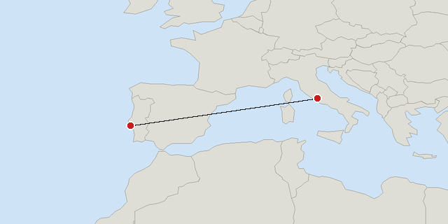 Lisbon → Rome