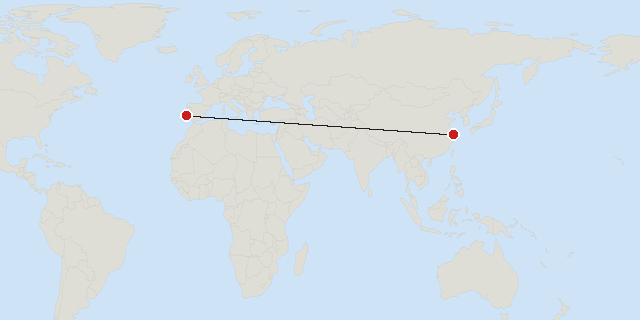 Lisbon → Shanghai