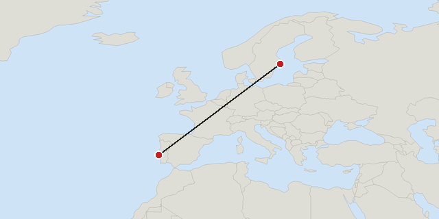 Lisbon → Stockholm