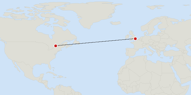 London → Ottawa