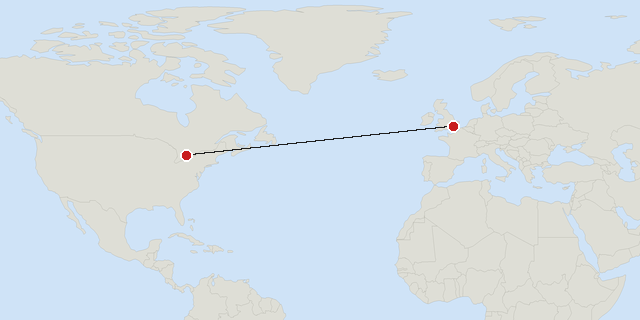 London → Toronto