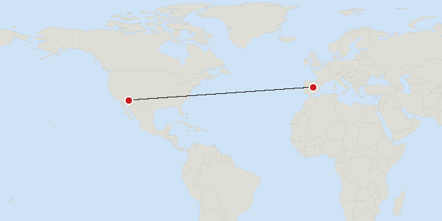 Madrid → Phoenix
