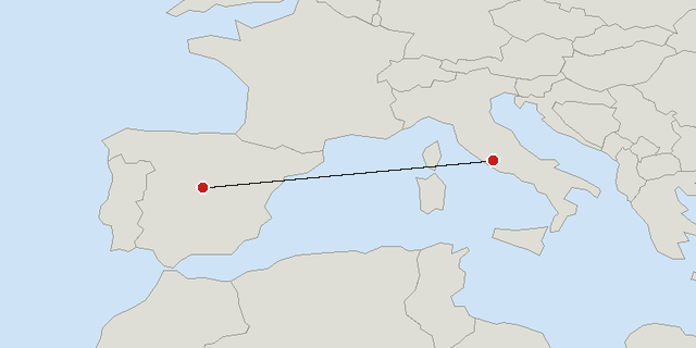 Madrid → Rome