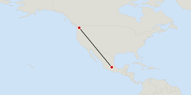 Mexico → Seattle