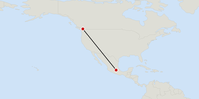 Mexiko → Vancouver