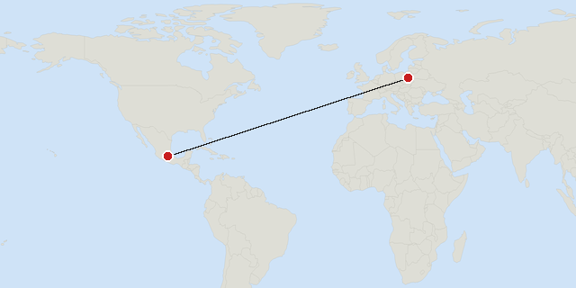 Mexico → Warsaw