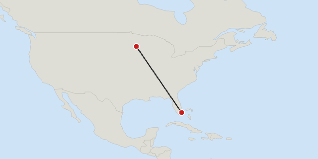 Miami → Minneapolis