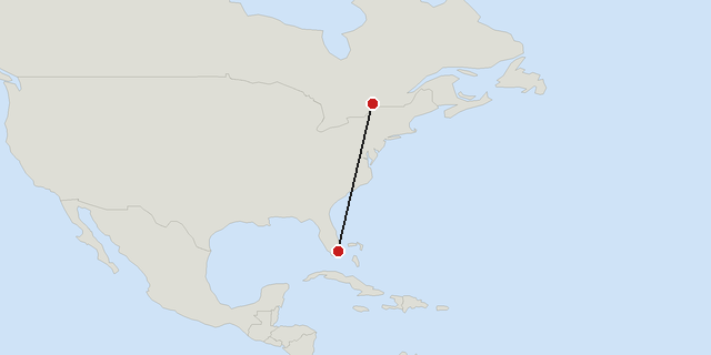 Miami → Ottawa