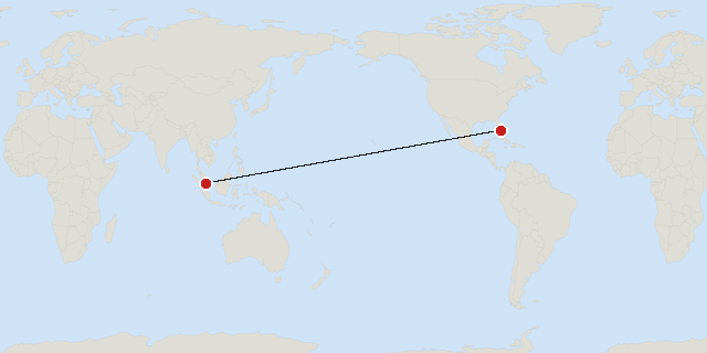 Singapore → Miami