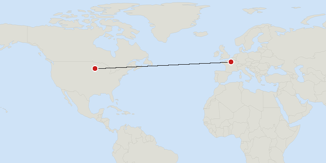 Minneapolis → Paris