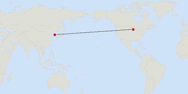 Minneapolis → Seoul