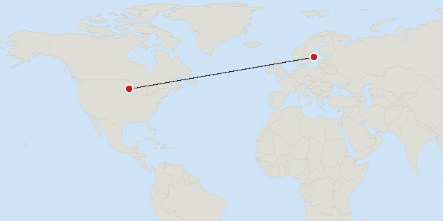 Stockholm → Minneapolis