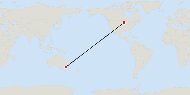 Minneapolis → Sydney