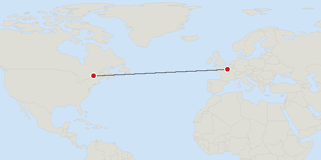 Paris → Montreal