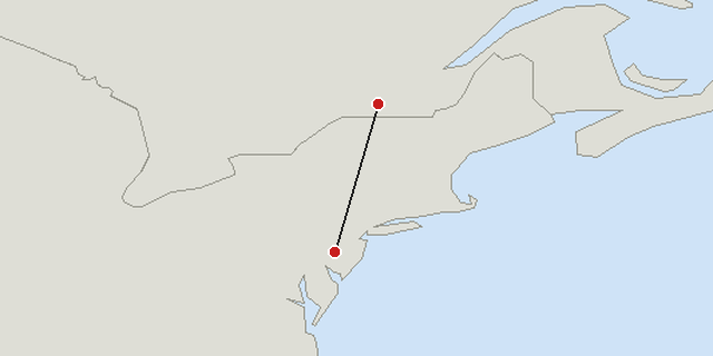 Philadelphia → Montreal